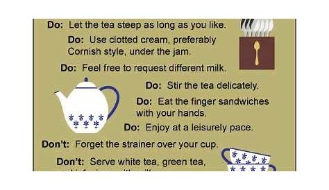 15 Tea Etiquette Dos and Don'ts Dinning Etiquette, Tea Etiquette, Etiquette And Manners, Comment