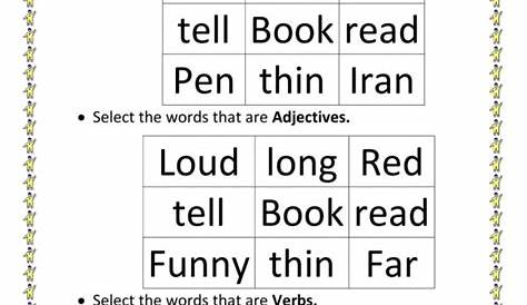 Adjective-Adjective-Noun Worksheet Worksheets | 99Worksheets