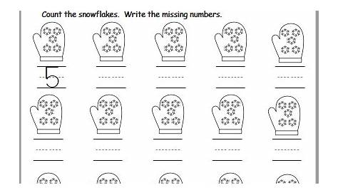 Free Winter Counting By 5s Worksheet - Free4Classrooms