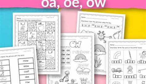 long o worksheets for first grade free