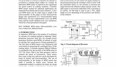 digital rpm meter circuit diagram