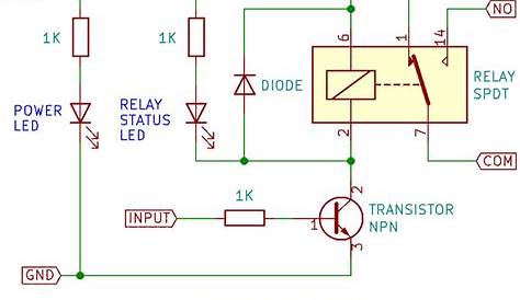 4 relay module schematic