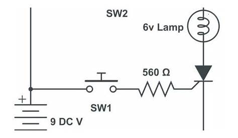 scr testing circuit diagram