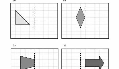 reflection of shapes worksheets