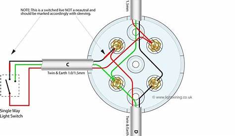 domestic lighting circuit wiring diagram
