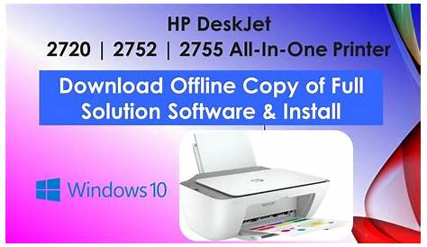 HP DeskJet 2700 series printer : Download Offline Copy of Software and