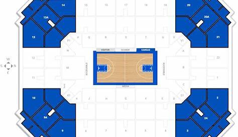 Upper Level Corner - Allen Fieldhouse Basketball Seating