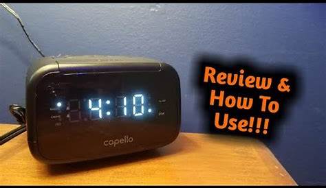 Capello Alarm Clock Review & How To Use!!! - YouTube