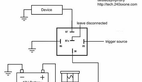 circuit opening relay wiring diagram