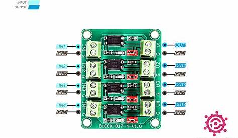 4 Kanal Channel Optokoppler Photocoupler Optoisolator Modul PC817 Arduino 2 Elektronische