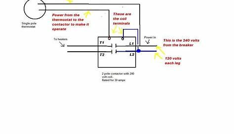 240 volt baseboard heater wiring diagram