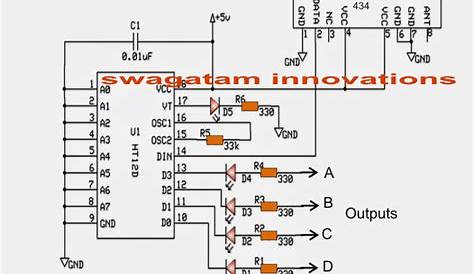 rf remote controller circuit diagram