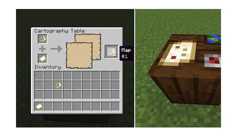 how to use a cartography table in minecraft