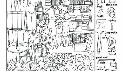 Coloring Page ~ Hiddene Coloring Pages Free Printables - Free Printable