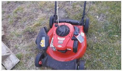 Troy-Bilt Push Lawn Mower TB110 140cc Lawn Mower - YouTube