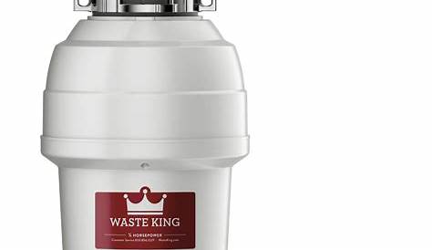 Waste King Legend Series 3/4 HP Continuous Feed Sound-Insulated Garbage
