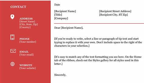 sample resume cover letter word doc