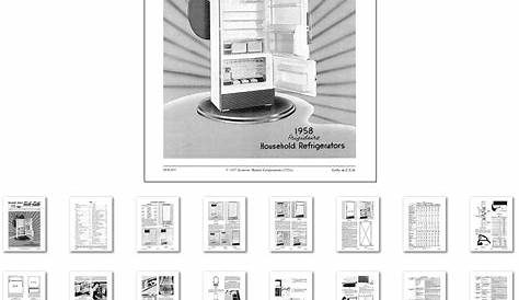Refrigerator/Freezer Library-1958 Frigidaire Refrigerator Service Manual