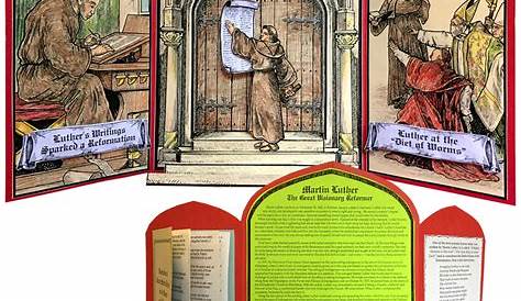 Martin Luther's 95 Theses File Folder Project – Home School in the