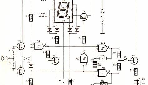 Digital High/Low Logic Tester Circuit diagram under Repository-circuits