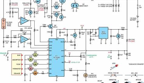 solar charge controller schematic diagram