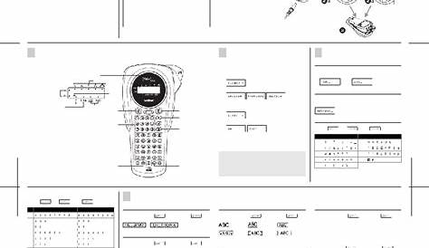 Brother P-TOUCH 1000 Label Maker Operation & user’s manual PDF View