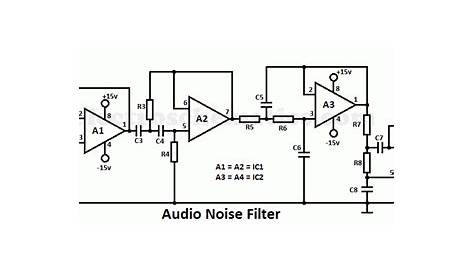 car audio noise filter circuit diagram