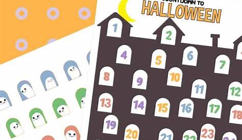 halloween calendar printable