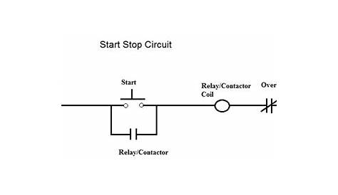 simple start stop circuit diagram
