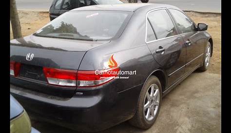 HONDA ACCORD 2005 GRAY