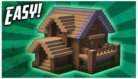 Minecraft: How To Build A Survival Starter House Tutorial (#4) - YouTube