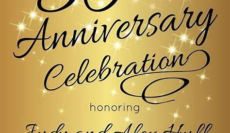 50th Anniversary Invitation Gold Party Invite by AnnounceItFavors 50th Wedding Anniversary