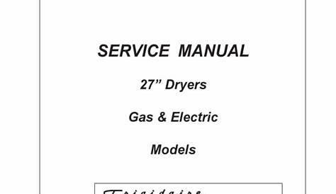 Kenmore Dryer Service Manual | PDF