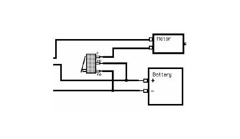 How do you wire a 12V dc motor for forward and reverse using 2 micro