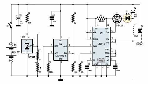 power led circuit diagram