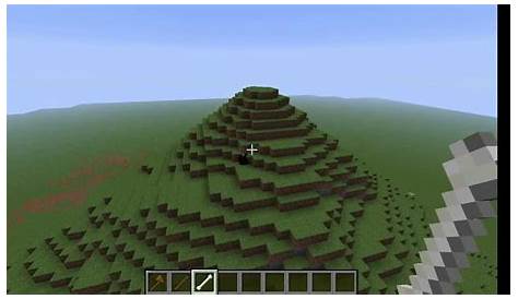 How to build a mountain/hill in Minecraft with World Edit - YouTube