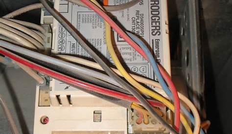 trane thermostat wiring colors