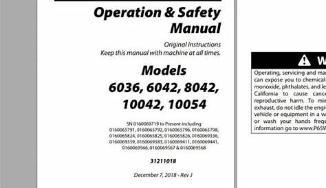 JLG SkyTrak TeleHandler 6042 Operation, Service & Parts Manuals