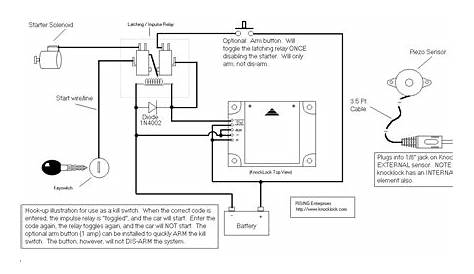 garage door sensor wiring schematic