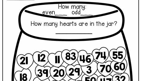 worksheets for even and odd numbers