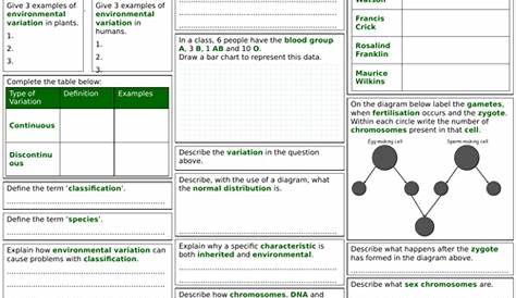 ngss life science 2015 worksheet answer key