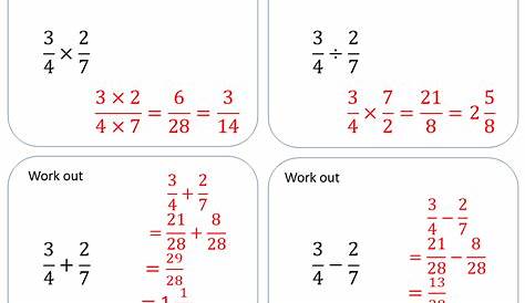 Four operations with fractions – SSDD Problems