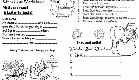 fun christmas worksheets for kids