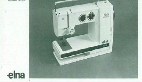 Elnita Electronic ZZ Sewing Machine Manual