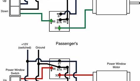 window switch wiring diagram