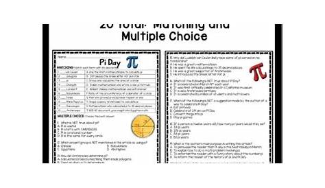 Pi Day Trivia Sudoku Worksheet Answers