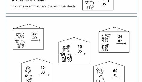 math animals worksheet