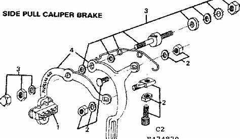Bicycle Brake Caliper Parts
