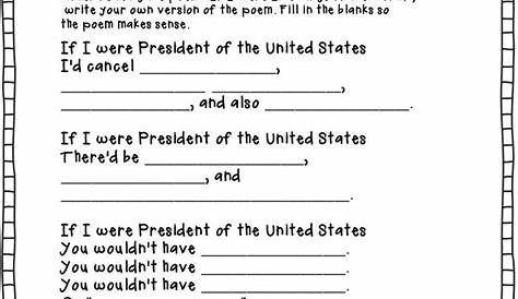 Teach child how to read: Printable Worksheet Of Presidents In Order