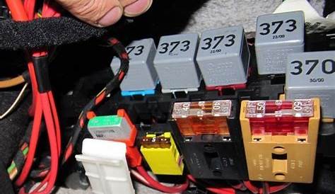 vw passat b5 fuse box diagram